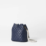 MZ Wallace Dawn White Crosby Drawstring Bucket Bag - Big Bag NY