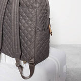 MZ Wallace Metro Backpack Deluxe Magnet Black Big Bag NY Upper West Side Manhattan Bag Store NYC  Edit alt text