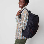 MZ Wallace Metro Backpack Deluxe Magnet Black Big Bag NY Upper West Side Manhattan Bag Store NYC  Edit alt text