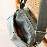 Brontibay Baia Satin Nylon Crossbody Bag Willow - Big Bag NY